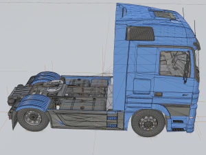 mercedes-benz actros 3D Model