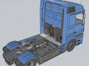 mercedes-benz actros Modelo 3D