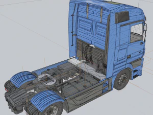 mercedes-benz actros 3D Model
