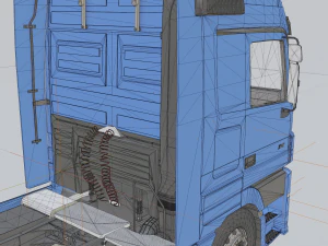 mercedes-benz actros 3D Model