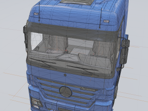 mercedes-benz actros Modelo 3D