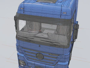 mercedes-benz actros 3D Model