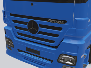 mercedes-benz actros Modelo 3D
