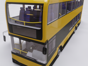 decker bus 3D 모델