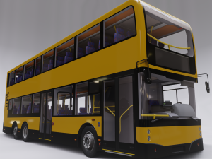 decker bus 3D 모델