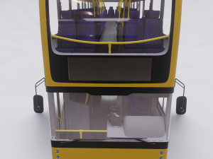 decker bus 3D 모델