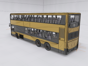 decker bus 3D 모델