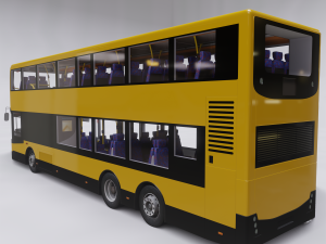 decker bus 3D 모델