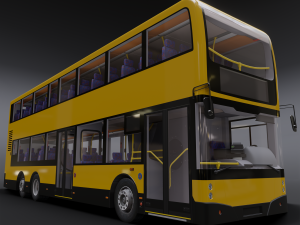 decker bus 3D 모델