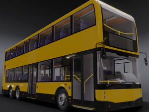 decker bus 3D Model