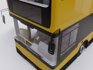 decker bus 3D 모델