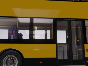decker bus 3D 모델