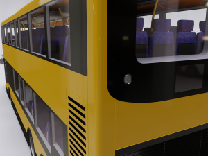 decker bus 3D 모델