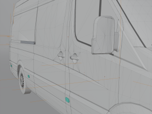 mercedes sprinter 3D Model