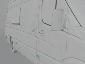 Мерседес Спринтер 3D Модель