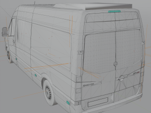 mercedes sprinter 3D Model
