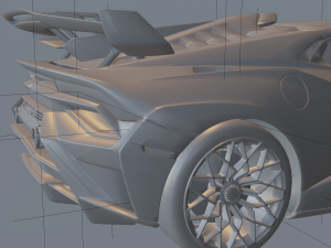 sport car 3D 모델
