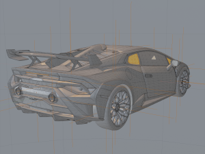 sport car 3D 모델