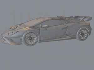 sport car 3D 모델