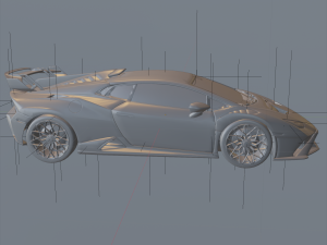 sport car 3D 모델