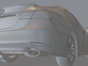 toyota camry 70 xse 2020 Modèle 3D