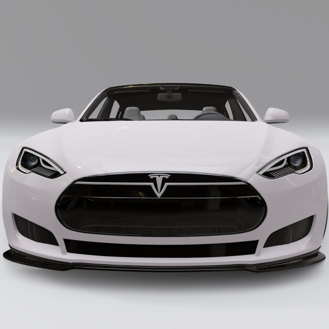tesla model s p100d 2017 3D मॉडल .c4d .max .obj .3ds .fbx .stl .blend 