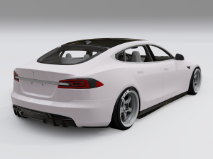 tesla model s p100d 2017 3D मॉडल