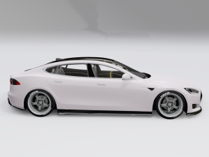 tesla model s p100d 2017 3D मॉडल