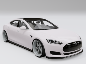tesla model s p100d 2017 3D मॉडल