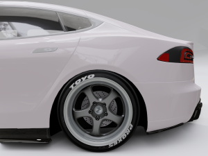 tesla model s p100d 2017 3D मॉडल