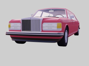 bentley turbo r 1988 to 1997 3D मॉडल