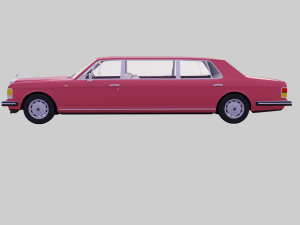 bentley turbo r 1988 to 1997 3D मॉडल