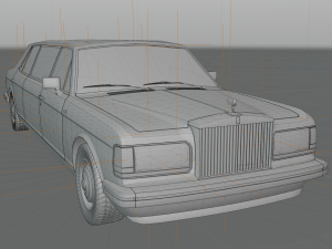 bentley turbo r 1988 to 1997 3D मॉडल