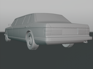 bentley turbo r 1988 to 1997 3D मॉडल