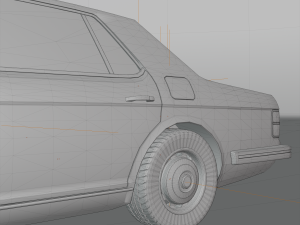 bentley turbo r 1988 to 1997 3D मॉडल