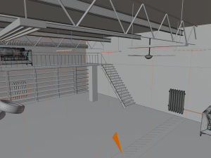 warehouse loft 3D Model