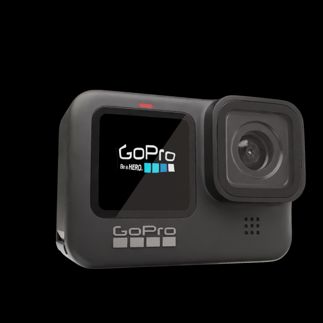 Gopro hero 9 3D Model .c4d .max .obj .3ds .fbx .stl .blend 