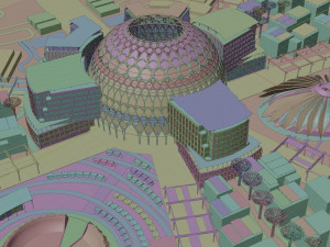 Expo Dubai 2020 3D Model
