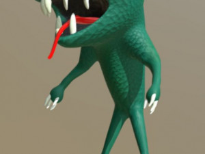 mutant lizard 3D Модель
