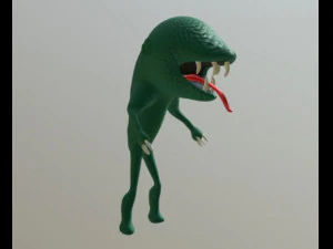 mutant lizard 3D Model