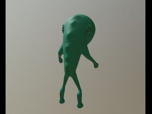 mutant lizard 3D 模型