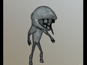 mutant lizard 3D 模型