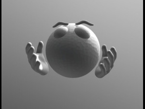 emoji with hands Modello 3D