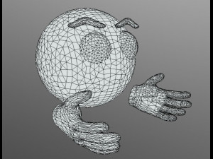 emoji with hands Modello 3D