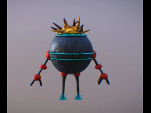mini robot 3d 3D Model