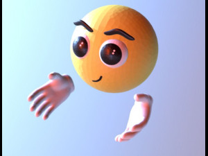 emoji with hands textures 3D Модель