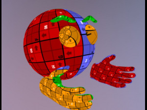 emoji with hands textures Model 3D