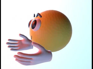 emoji with hands textures 3D Model
