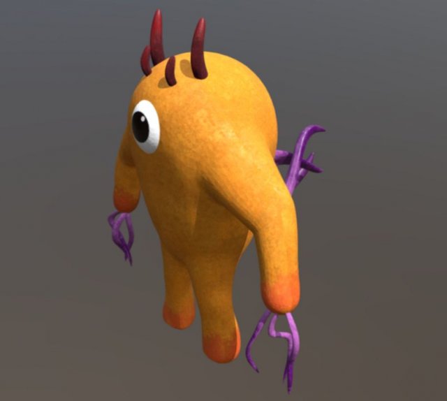 monster 1 3D Модель .c4d .max .obj .3ds .fbx .stl .blend 