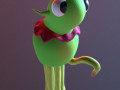 Alien Cartoon 3D Model